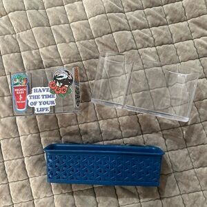 Blue and Clear Organizer Set